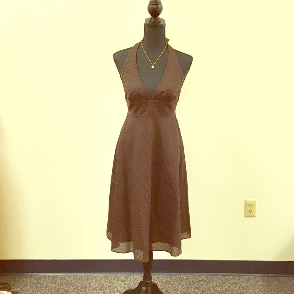 🌸 lovely EUC JCREW linen halter dress